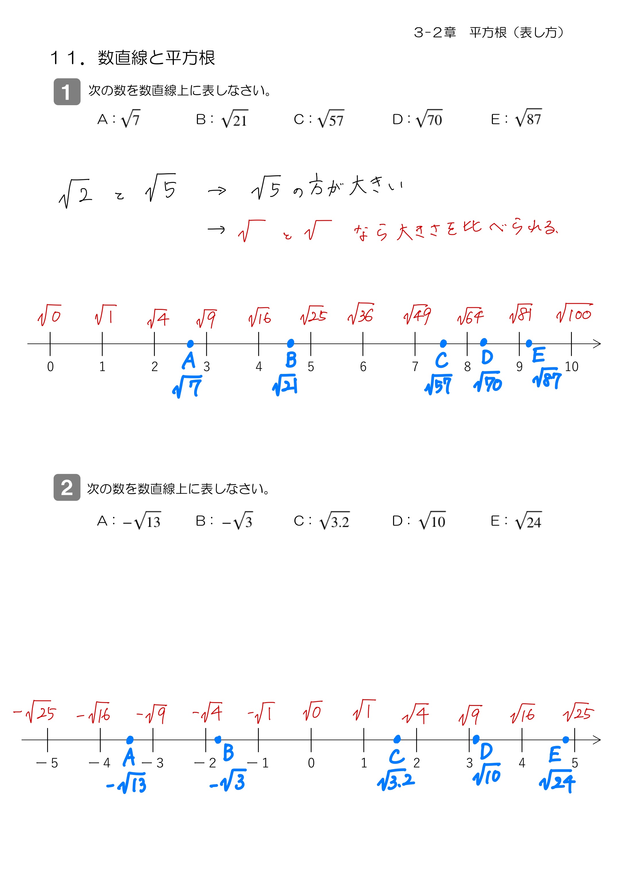 中学数学 プリント ダウンロード　数学解説