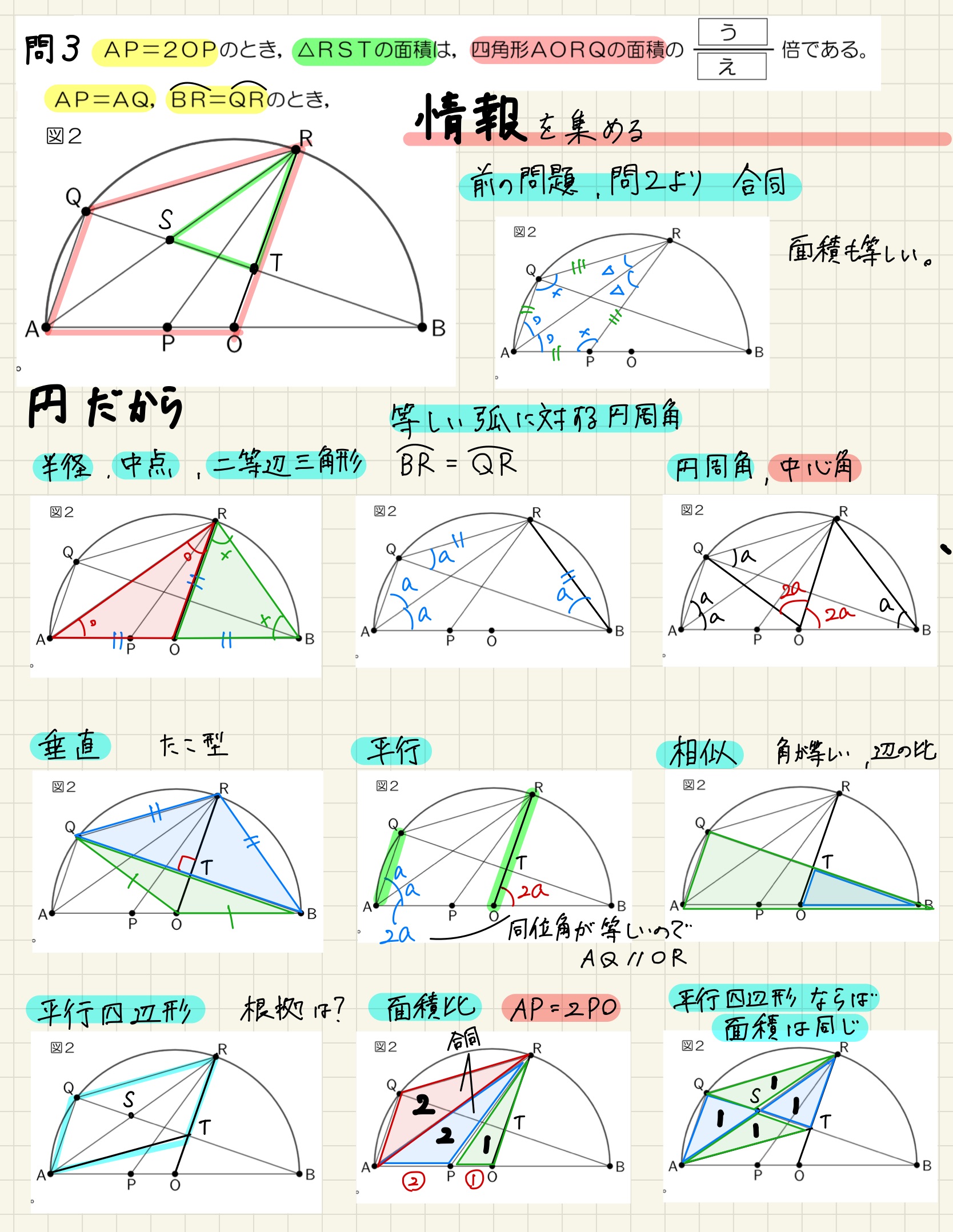 中学数学 プリント ダウンロード　都立入試　数学解説