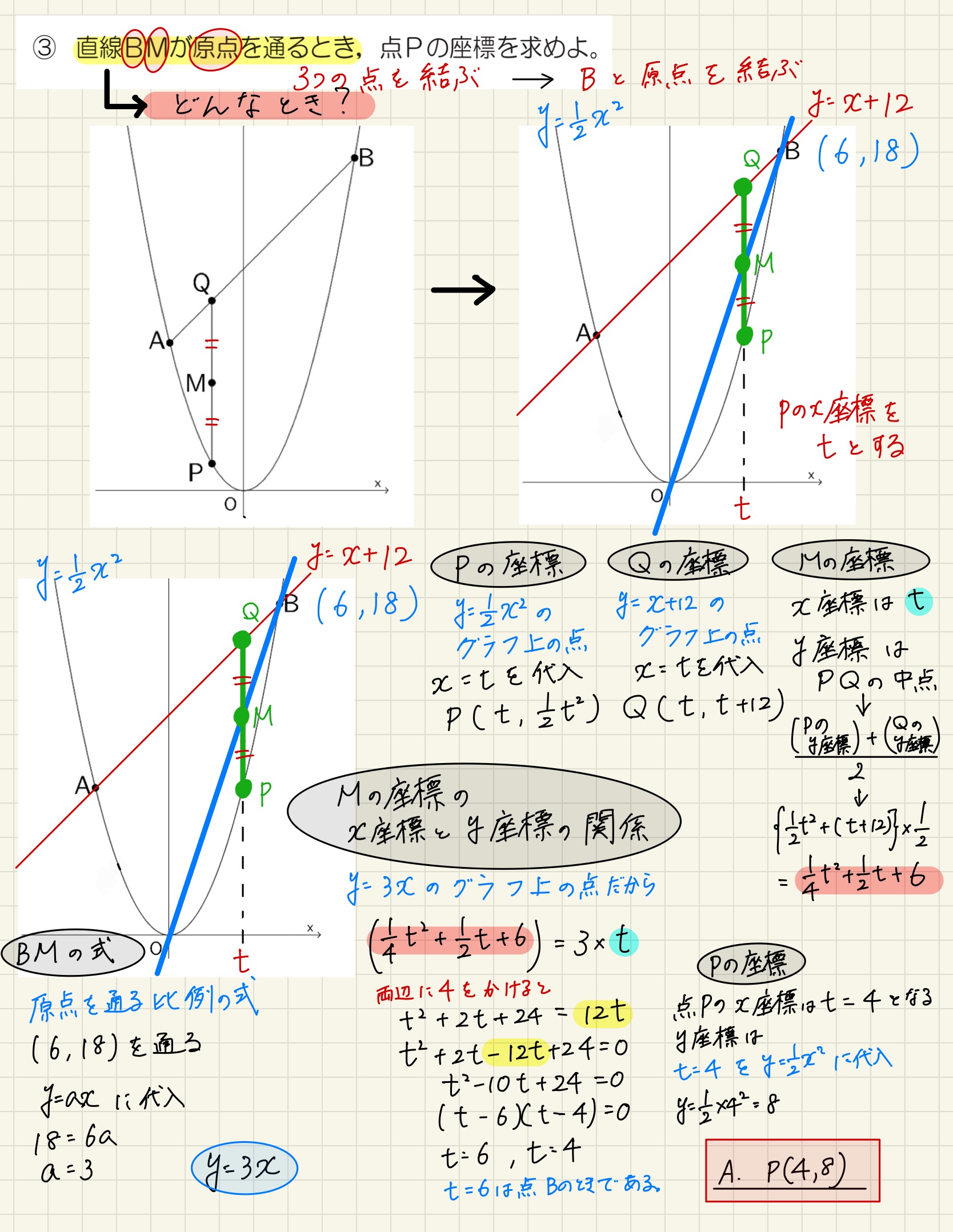 中学数学 プリント ダウンロード　都立入試　数学解説